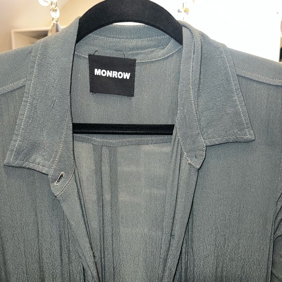 Purchased from Revolve. Worn once. Size small. Warm green tone. - Picture 2 of 2